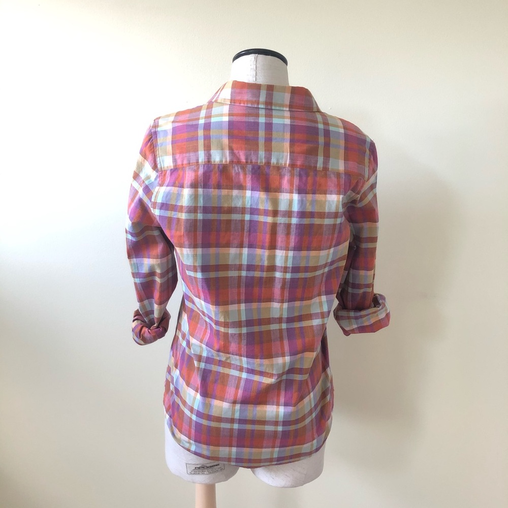 Pendleton Multi Color Plaid Button Down Shirt - image 4